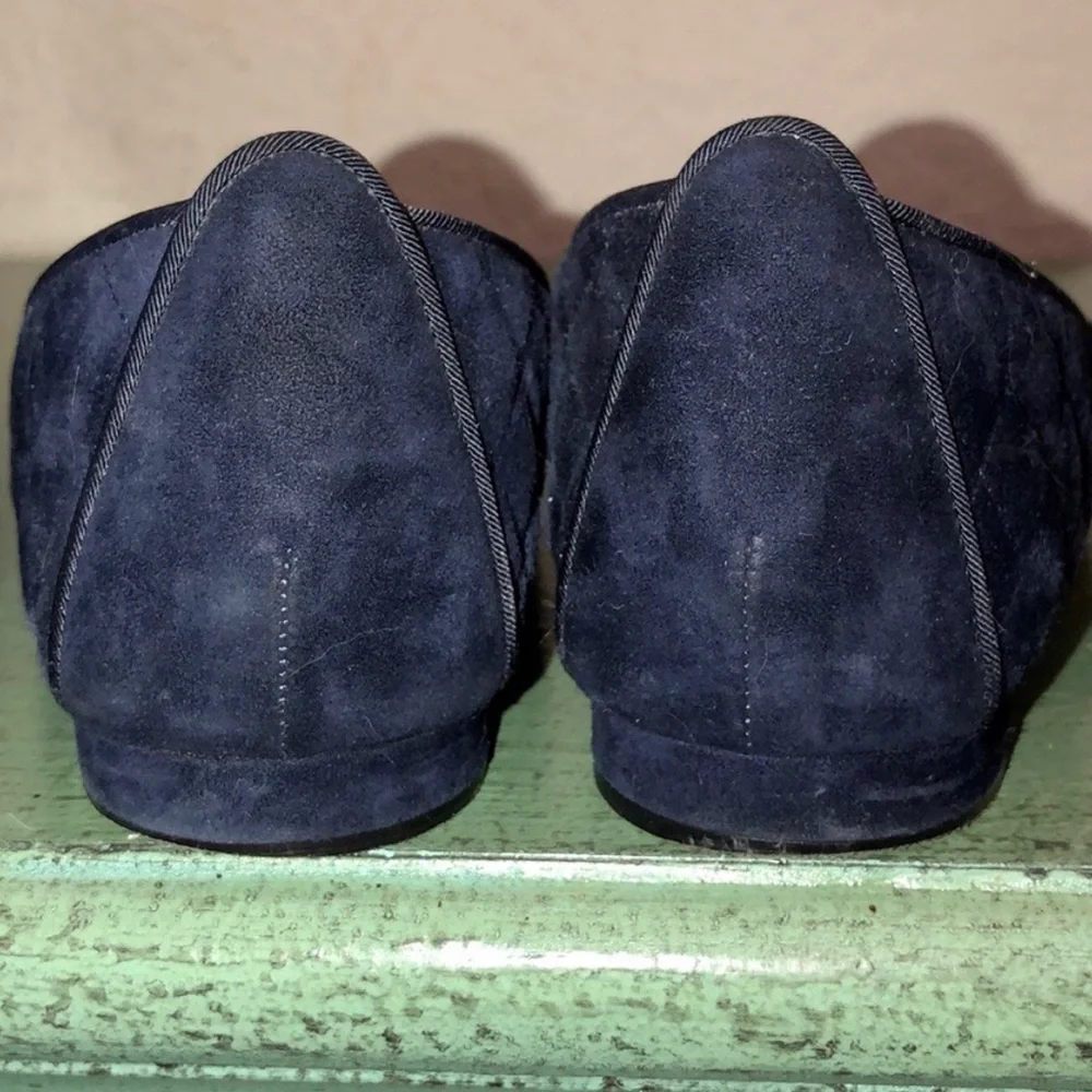 Manolo Blahnik Yak Quilted Suede flats - Picture 5 of 5